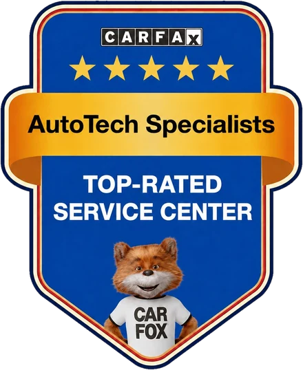 CARFAX Top-Rated Service Center award - Auto Tech Specialists, San Diego